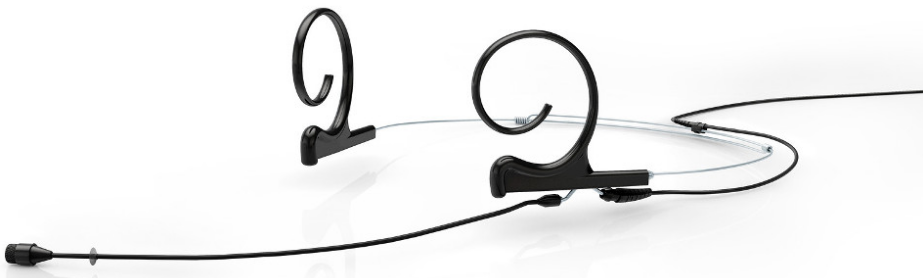DPA FIO66B00 单耳挂全指向头戴话筒,90mm或110mm话筒臂