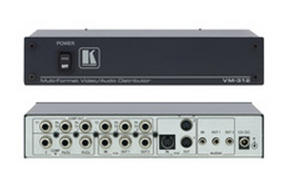 克莱默 Kramer VM-312 带立体声音频的多格式视频分配放大器