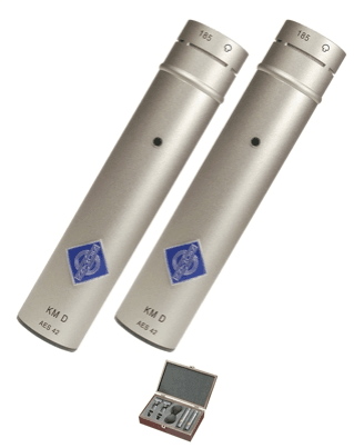 纽曼 Neumann KM 185 D 集数字立体声麦克风的设备（镍）