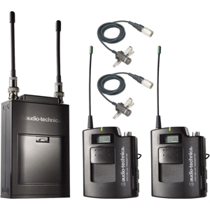 铁三角 Audio-Technica ATW-1821D 无线双领夹式麦克风