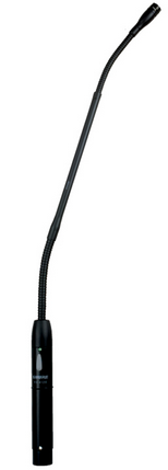 舒尔 Shure MX412S/C 12英寸心形鹅颈话筒（带静音开关LED指示器）