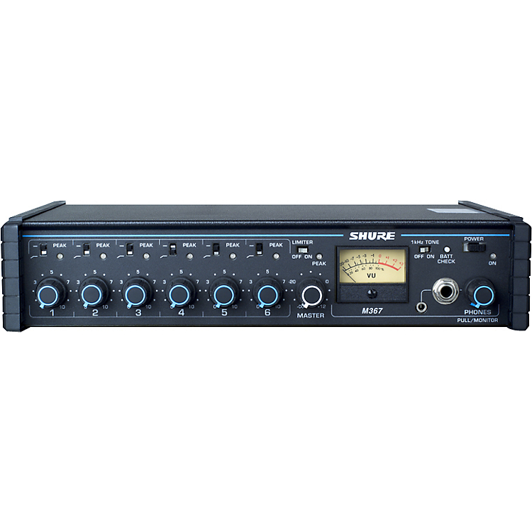 舒尔 SHURE M367 六路输入便携式混音器