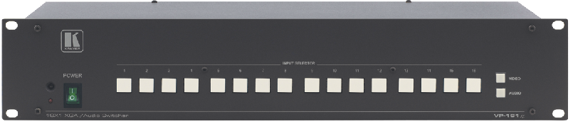 Kramer VP-161xl 计算机图形信号视频 & 平衡立体声音频切换器