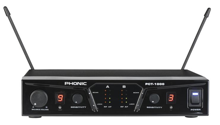 丰力克 PHONIC PCT 1000 | PCT 1000B 话筒接收机