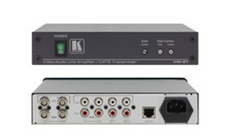 克莱默 Kramer VM-9T 复合视频& 非平衡立体声音频分配放大带双绞线输出
