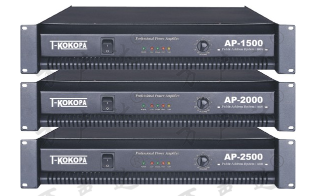 万声达  T-Kokopa  AP-2500H  纯后级定压功放