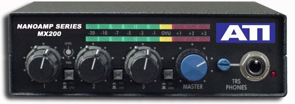ATI  MX200  3通道立体声输出混频器