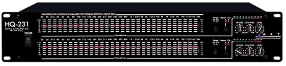 ART  HQ 231 双31段带反馈检测功能图示均衡器