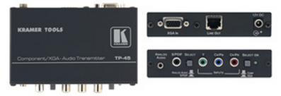 克莱默 Kramer TP-45 分量或计算机图像视频带音频双绞线收发器