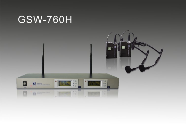 安度 Arttoo  GSW-760L UHF双通道无线话筒