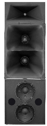 飞达 Fidek FD-1600GT  三分频主声道扬声器