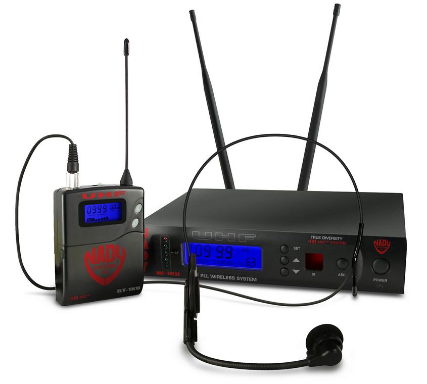 NADY W-1KU HM-10 单通道真分集无线头戴系统（全向微型头戴话筒）