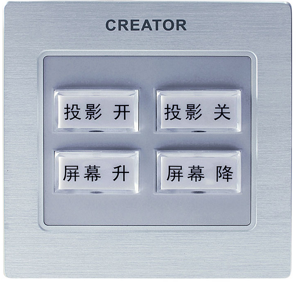快捷 CREATOR CRWM-4 4键墙上控制面板