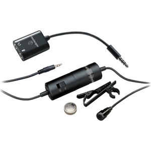 铁三角 Audio-Technica ATR3350iS 电容领夹式话筒